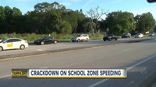 Officers cracking down on school zone speeding