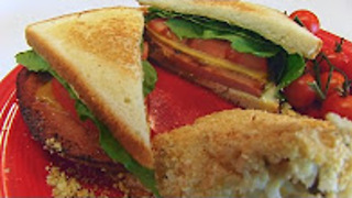 Betty's southern fried bologna sandwich