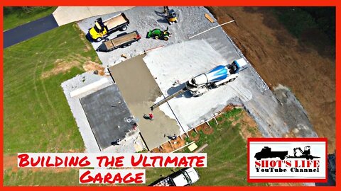 Building the Ultimate Garage | EPS9 | Drains and Bay 1 Pour | Shots Life
