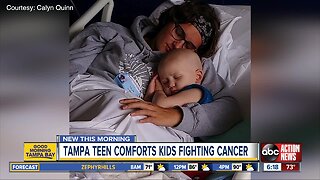 Tampa teen delivers comfort to families affected by pediatric cancer