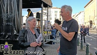 Whistleblower on the European Commission Roelie Post at Raise Your Voice for Julian Assange Rally