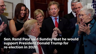 Rand Paul on 2020: I Can’t See Myself Supporting Anybody but Trump