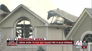 Blue Springs home a total loss after fire
