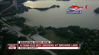 Four-year-old drowns in Racine County Lake