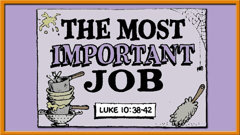 The Most Important Job