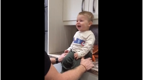 This Baby And His Grandpa Share An Epic Laughing Session And It's Hilarious