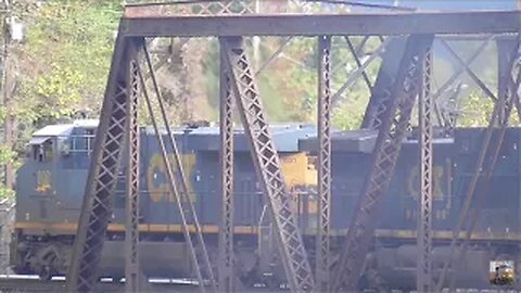 CSX B458 Rock Train from Harpers Ferry, West Virginia October 6, 2023