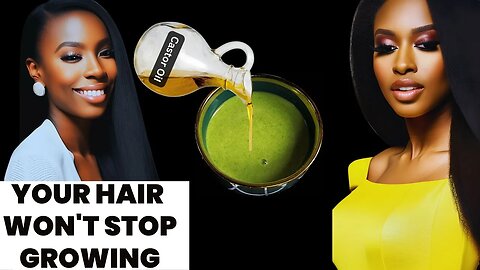 Just Add Castor Oil & Your Hair Will Be Soft, Frizz free, Smooth, Long, Thick & Shiny!DIY Keratin.