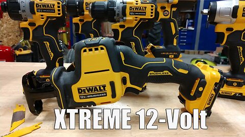 DEWALT XTREME Subcompact Tool Series New One-Handed Cordless Reciprocating Saw