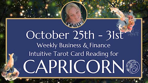 ♑ CAPRICORN 🐐 |OCTOBER 25th - 31st | WHAT BOUNDARIES DO YOU NEED? | Weekly BUSINESS Tarot Reading