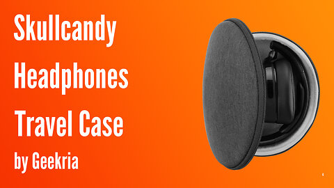 Skullcandy Over-Ear Headphones Travel Case, Hard Shell Headset Carrying Case | Geekria