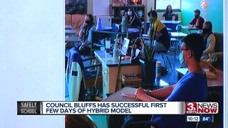 Council Bluffs has successful first few days of hybrid model