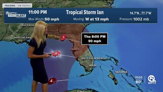Tropical Storm Ian, 11 p.m. advisory for Sept. 24, 2022