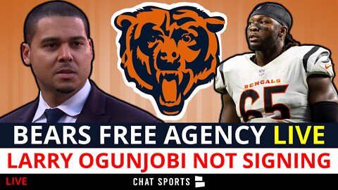 Chicago Bears Free Agency LIVE: Larry Ogunjobi NOT SIGNING, Free Agents, Ryan Poles, NFL Free Agency