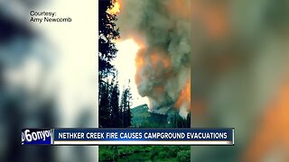 Nethker Creek Fire causes evacuations, continues to burn between Riggins and McCall