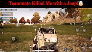 Teammate Killed me with a Jeep!!! - PubG New State