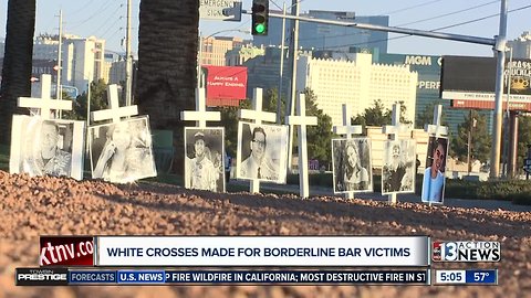 Man creates white crosses for Thousand Oaks shooting victims