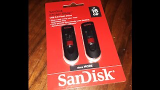 SanDisk 16GB USB Thumb Drive Quick Review