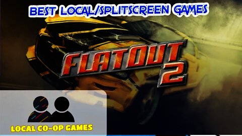 Flatout 2 Multiplayer - How to Play Splitscreen Mod [Gameplay]