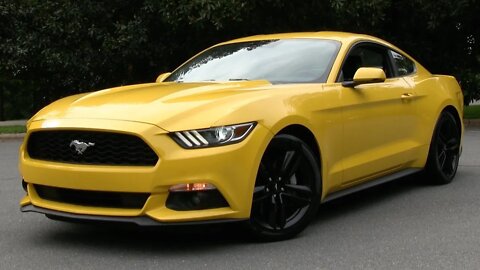 2015 Ford Mustang Ecoboost (6-Spd Performance Package) Start Up, Road Test, and In Depth Review