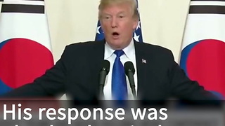 Trump Wrecks Reporter On Gun Control