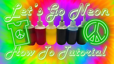 Tie-Dye Designs: Neons!! How To Mix Liquid Dye For Tie Dye Procion Dye