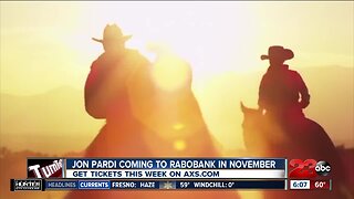 Jon Pardi coming to Bakersfield