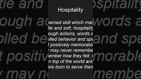 what does hospitality mean really? #cateringbusiness #chef #cheflife #catering