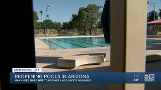 Reopening pools in Arizona
