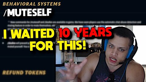 Tyler1 Reacts to NEW Behavioral System Changes