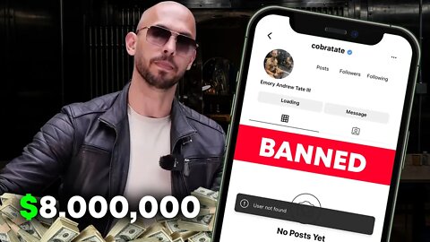 How Andrew Tate Makes $8,000,000 A Month After His Ban