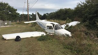 Small plane crashes behind Indian River County Jail