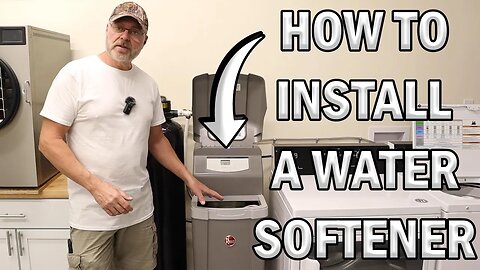 How To Install A Water Softener - DIY
