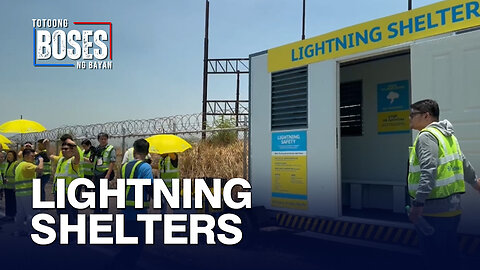 Lightning shelters sa NAIA, naikabit na