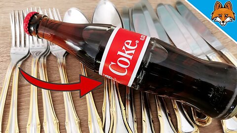 ALL were amazed when I bathed my CUTLERY in COKE 💥