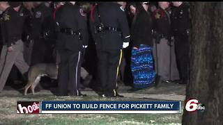 Community raises money to build fence at Pickett home