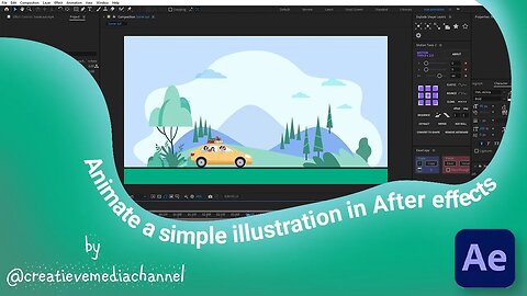 Let's animate a simple illustration in After effects