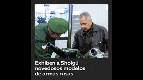Presentan nuevos modelos de armas rusas a Serguéi Shoigú