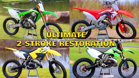 Building The ULTIMATE 2-Stroke Dirt Bike in 20 Minutes! FULL RESTORATION