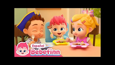 Es hora de comer🍽 | Así Es Como Comemos | Canciones Infantiles | Bebefinn en español