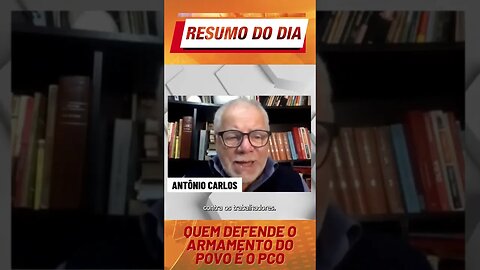 Quem defende o armamento do povo é o PCO, não é o Bolsonaro