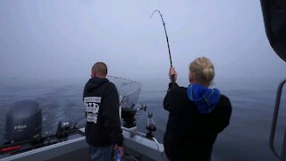 Salmon Fishing at Sekiu, Washington