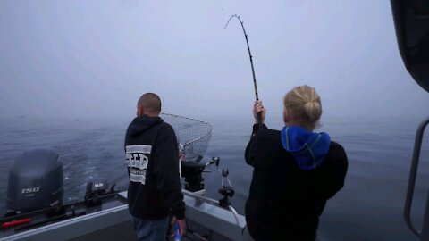 Salmon Fishing at Sekiu, Washington