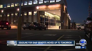 About 220,000 in Colorado could lose food stamps because of shutdown