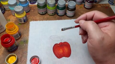 Aprenda a pintar Maçã
