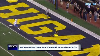 Michigan WR Tarik Black is in the transfer portal