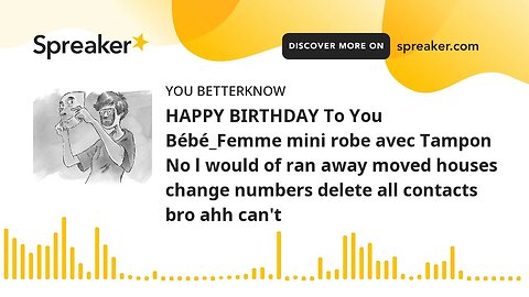 HAPPY BIRTHDAY To You Bébé_Femme mini robe avec Tampon No l would of ran away moved houses change nu