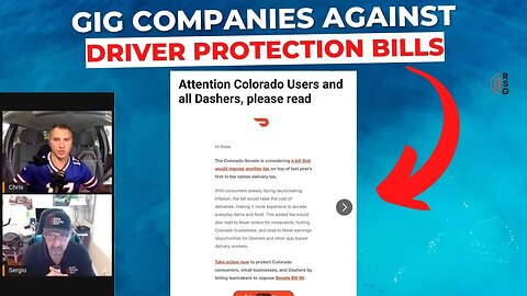 Gig Companies Campaigning Hard AGAINST Proposed Bills For Driver Protections