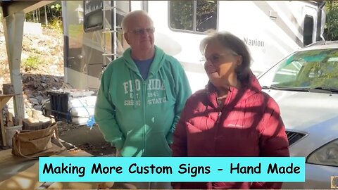 Making ore Custom Signs - Hand Made