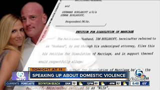 Tonight at 11:00: Speaking up about domestic violence